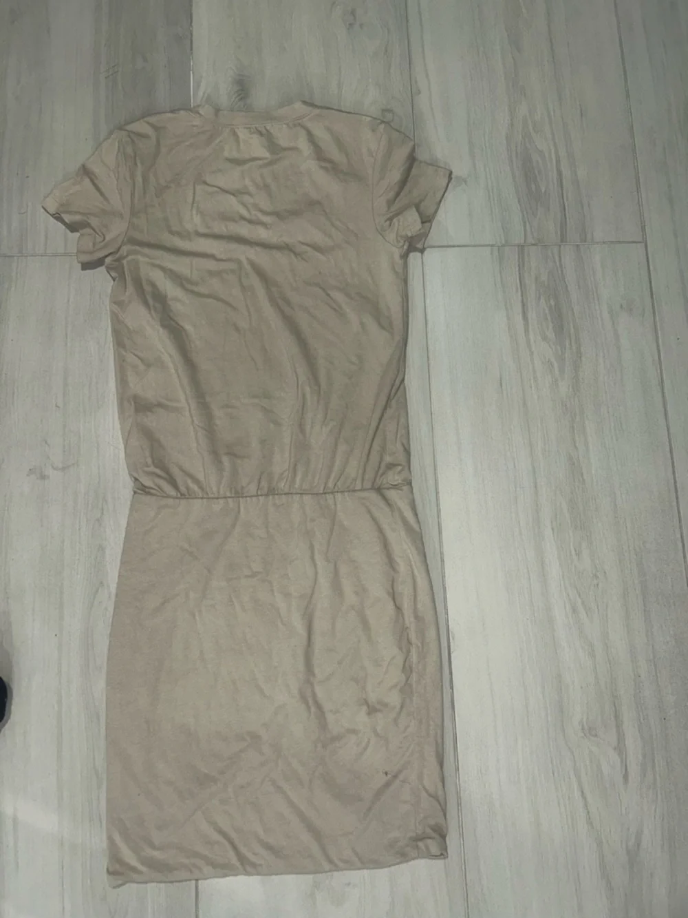 James Perse V Neck Blouson T-Shirts Short Sleeve Dress Oatmeal Size 1 Small - Picture 5 of 9